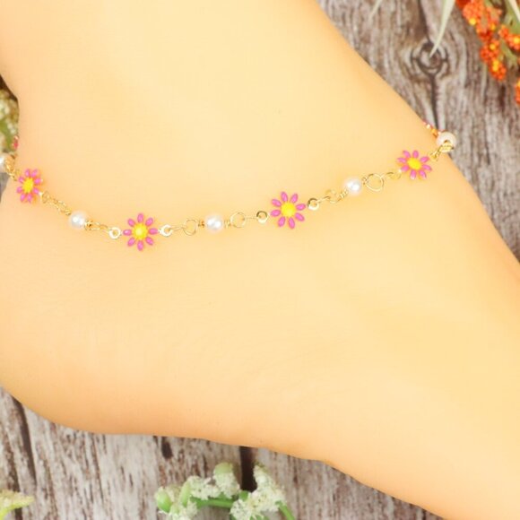 "Dainty Anklet for Women – Elegant Everyday Jewelry & Perfect Gift | MLCRC1217 - Picture 3 of 10